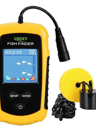 Ехолот портативний fish finder до 100м портативний сонар універсальний