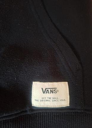 Чорне худі на блискавці бренду vans, кофта, толстовка  з капюшоном. 12-14 років 5