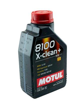 Масло motul 5w-30 8100 x-clean+ (1л)