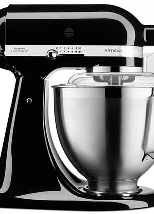 Миксер планетарный kitchenaid artisan 5ksm175pseob 300 вт черный 4541875