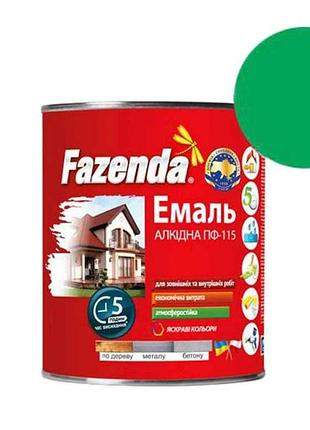 Емаль алкідна пф-115 світло-зелений 2,8кг тм fazenda