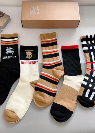 Носки премиум ( набор носков подарочный) burberry 2