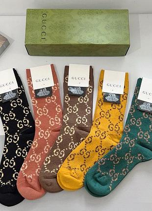 Носки премиум ( набор носков подарочный) gucci