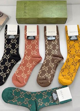 Носки премиум ( набор носков подарочный) gucci 3