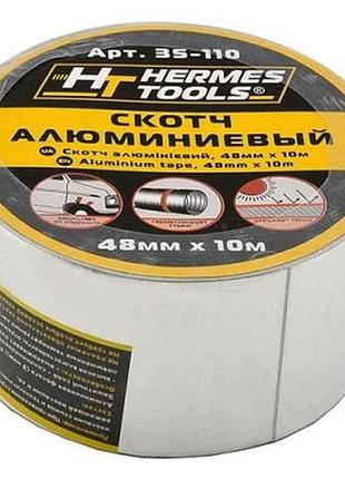 Скотч алюмінієвий 48мм l=40м тм ht tools