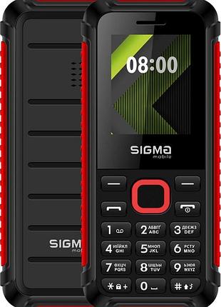 Мобільний телефон sigma mobile x-style 18 track black/red червоний