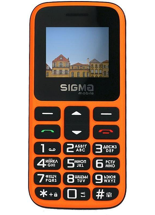 Мобільний телефон sigma mobile comfort 50 hit помаранчевий