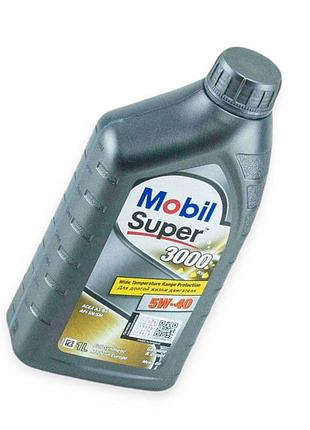 Олива моторна mobil 5w-40 super 3000 x1 sn, sm, a3, b4 1л