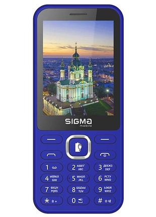 Мобільний телефон sigma mobile x-style 31 power type-c синій