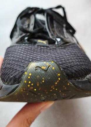 Кроссовки puma, женские, спортивные, чёрные