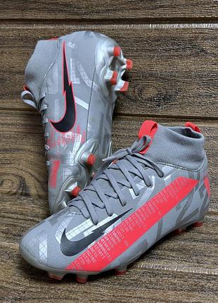 Детские бутсы nike jr mercurial superfly 7 academy mg (art. at8120-906) размер 33 (стелька 21 см) найк оригинал копы лимитированная коллекция future l