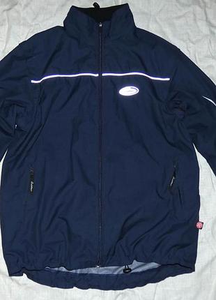 Велокуртка 2в1 с мембранной windstopper gore и защитой от ветра и лёгкого дождя