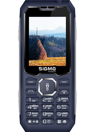 Мобільний телефон sigma mobile x-style 341 bro type-c синій