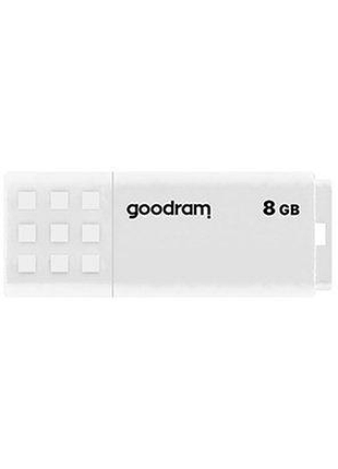 Накопичувач goodram ume2 8gb usb 2.0 (ume2-0080w0r11) білий