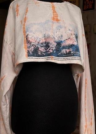 Жіночий укорочений світшот reclaimed vintage, xl