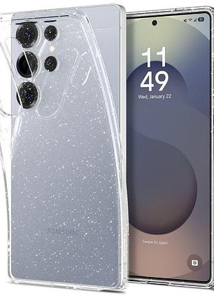 Чехол spigen для samsung galaxy s25 ultra - liquid crystal glitter, crystal quartz (acs08950) 5054408