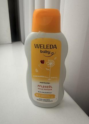 Олійка weleda baby calendula календула для немовлят, 200 мл