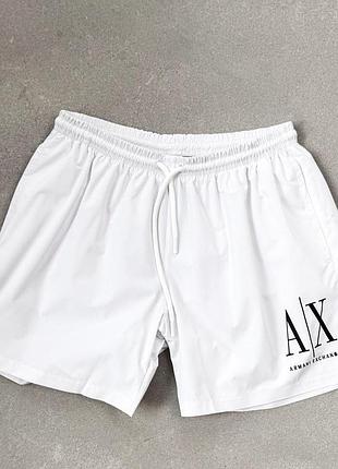 Мужские шорты плавки armani белые брендовые для плавания с сеткой пляжные купальни для бассейна модные короткие легкие
