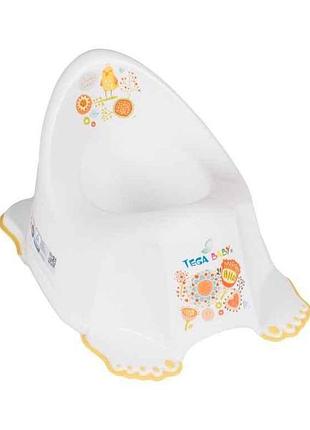 Горщик дитячий білий фольк без музики (fl-001-103, white) тм tega
