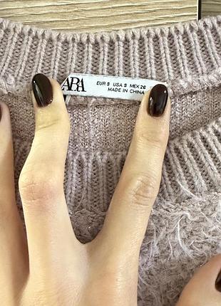 Укорочений светр zara 2