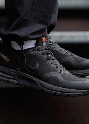 Мужские кроссовки термо nike pegasus 30 gore-tex nd черные повседневные с мембраной гор текс на еврозима классические найк пегасус