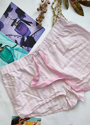 Піжамні домашні шорти victoria's secret xs s бавовняні котонові