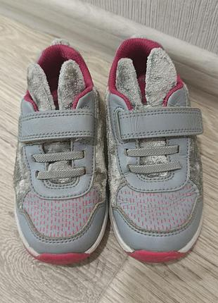 Кроссовки clarks с имитацией кролика