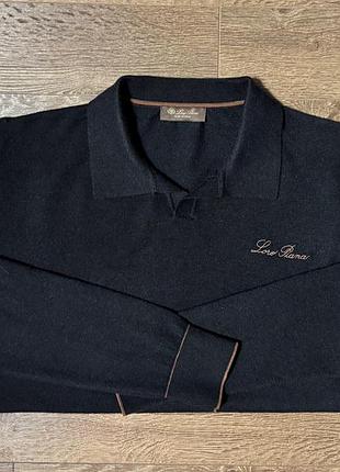 Кофта поло loro piana .
