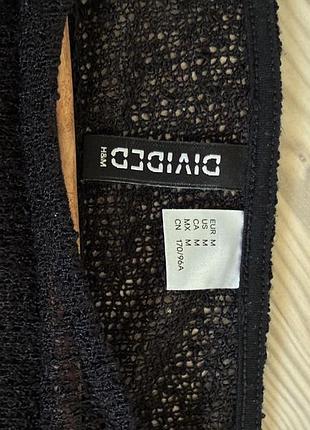Чорна кофта h&m divided, розмір s/m 2
