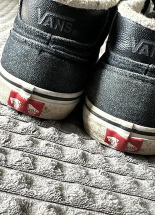 Чоловічі утеплені кеди vans 4