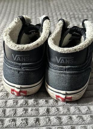 Чоловічі утеплені кеди vans 3