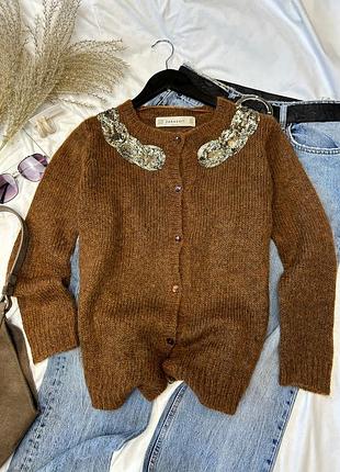 Джемпер з пайєтками  від zara!