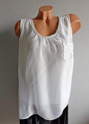 Базовая блуза 100% silk, итальялия