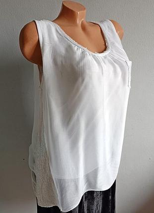 Базова блуза 100% silk, італія 5
