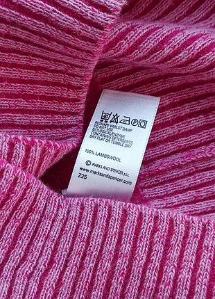 Marks&amp;spenser светр вовна гольф меланж гумка лапша 8