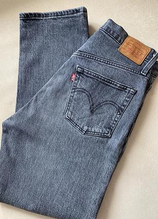 Жіночі джинси levi’s 501 crop, графітові, w28 l26