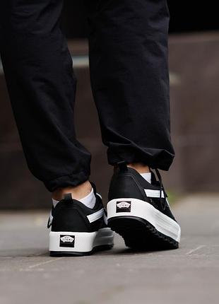 Кеди vans old skool mte-1 gore-tex black white 4
