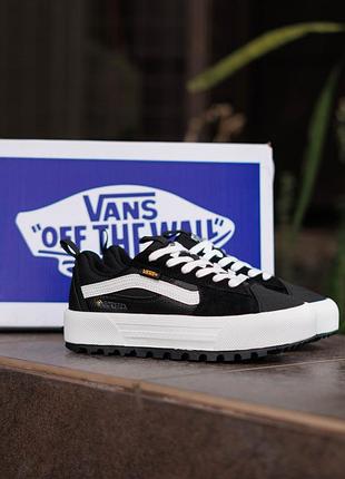 Кеди vans old skool mte-1 gore-tex black white 5