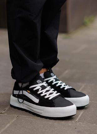 Кеди vans old skool mte-1 gore-tex black white