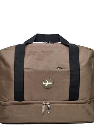 Сумки дорожные текстиль хаки арт.25530 khaki (китай)