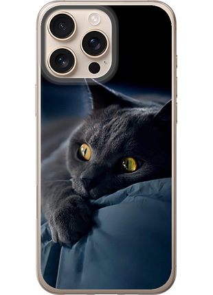 Чохол на iphone 16 pro max димчастий кіт "825u-3706-851"
