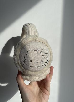 Пухнасті навушники hello kitty 3