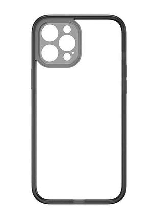 Чохол baseus camera lens protector frame case для iphone 12 pro (frapiph61p-02) 4757920