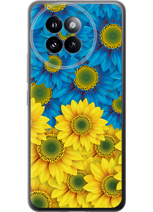 Чохол на xiaomi civi 4 pro жовто-блакитні квіти "1048u-3682-851"