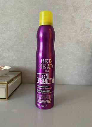 Спрей для укладання волосся tigi bed head queen for a day thickening spray