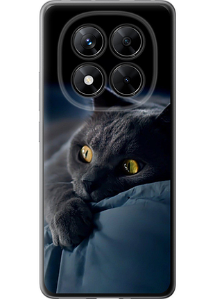Чохол на xiaomi poco x7 димчастий кіт "825u-4011-851"