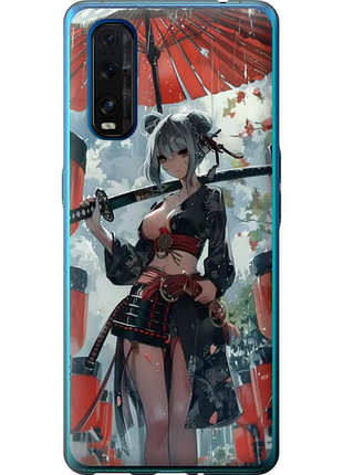 Чохол на oppo find x2 гейша-воїн "6124u-1891-851"