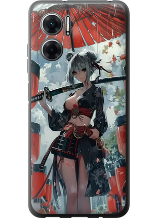 Чехол на xiaomi redmi 11 prime 5g гейша-воин "6124u-2872-851"