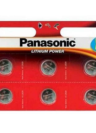Батарейка литиевая cr2016 lithium 6шт (блистер) тм panasonic