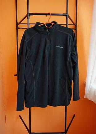 Columbia xl | черный флисовый полу-зип
columbia fleece half-zip black